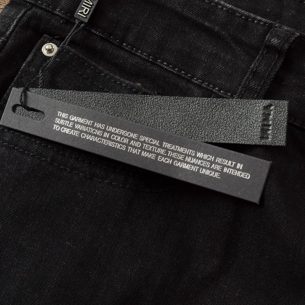 AMIRI Fashionable Riveted Ripped Jeans - Picture 3 of 14